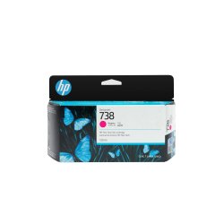 HP Cartouche d’encre DesignJet 738, magenta, 130 ml