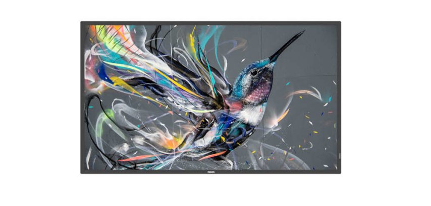 Philips Signage Solutions Q-Line Pantalla plana para señalización digital 139,7 cm (55") IPS 400 cd / m² 4K Ultra HD Negro