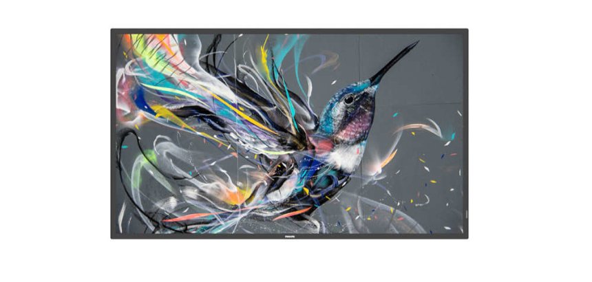 Philips Signage Solutions Q-Line Pannello piatto per segnaletica digitale 139,7 cm (55") IPS 400 cd/m² 4K Ultra HD Nero