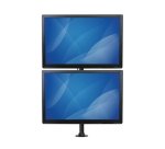 StarTech.com Support de Bureau pour Moniteur Double, Vertical, Acier - Pour jusqu'à Deux Écrans 27" ou 34" Ultra-Large (10kg) Montage VESA