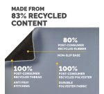 Fellowes Computer Desk Mat with Non-Slip Base Breyta Desk Mat with Antibacterial Protection Marine