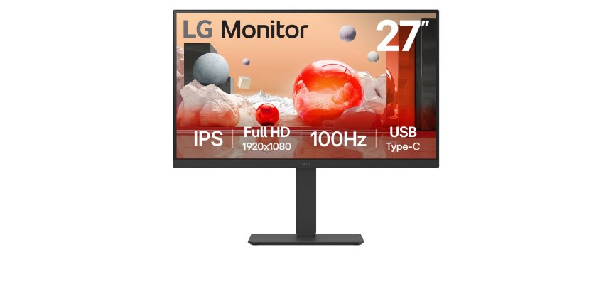 LG 27BA650-B écran plat de PC 68,6 cm (27") 1920 x 1080 pixels Full HD LCD Noir