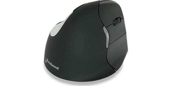 Bakker Elkhuizen Evoluent Vertical Mouse 4 - mouse - Bluetooth - black