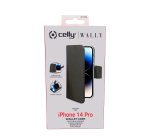 Celly Wally mobile phone case 15.5 cm (6.1") Wallet case Black