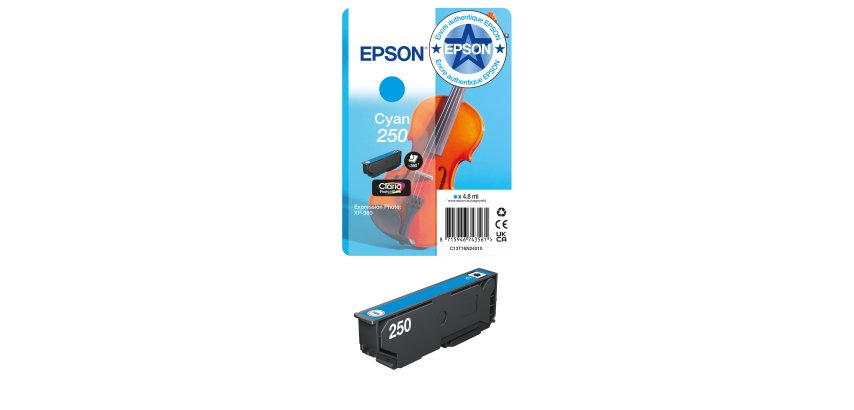 Epson Cartouche d’encre cyan Claria Photo HD 250 Violon