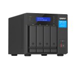 QNAP TVS-H474 NAS Tower Intel® Core™ i3 i3-12100 8 Go DDR4 0 To QuTS hero Noir