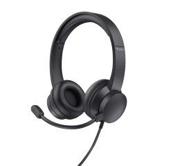 Trust Ayda Auriculares Alámbrico Diadema Llamadas/Música Negro