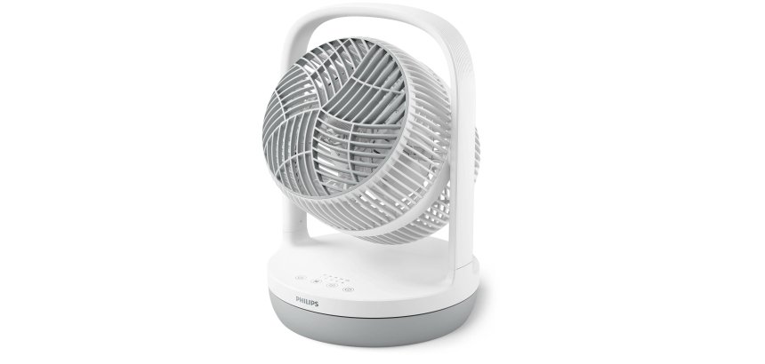 Philips Serie 2000 Ventilatore da tavolo CX2050/00, Flusso d'aria 738 m³/h, Ultra silenzioso 23db