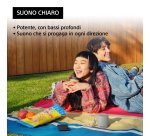 Sony SRS-XB100 - Speaker Wireless Bluetooth, portatile, leggero, compatto, da esterno, da viaggio, resistente IP67 impermeabile e antipolvere, batteria da 16 ore, cinturino versatile, chiamate in vivavoce - Grigio