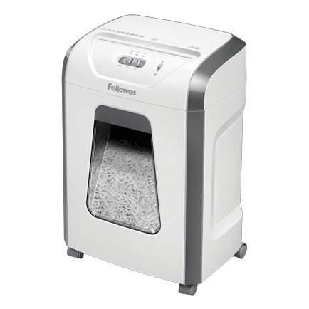 Destructeur Fellowes Powershred  15C - coupé croisée - blanc