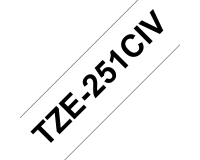 Brother TZE251CIV label-making tape TZ