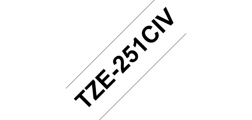 Brother TZE251CIV label-making tape TZ
