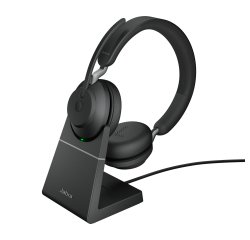 Jabra Evolve2 65 Auriculares Inalámbrico Diadema Oficina/Centro de llamadas USB tipo A Bluetooth Base de carga Negro