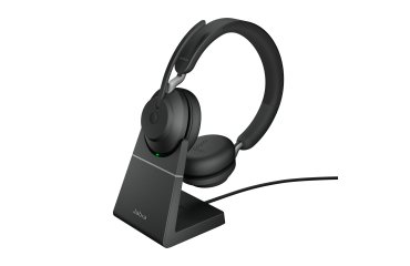 Jabra Evolve2 65 Auriculares Inalámbrico Diadema Oficina/Centro de llamadas USB tipo A Bluetooth Base de carga Negro