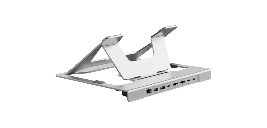 Conceptronic DONN35S supporto per laptop Supporto per computer portatile Argento