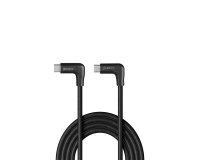 Lindy Câble USB 3.2 Type C de 0.5m, 2 x 90° à angle droit, 10Gbit/s, 60W PD