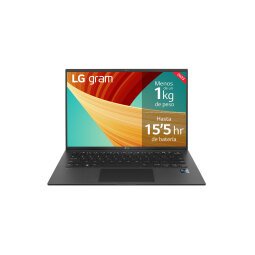 LG Gram 14Z90R-G.AP75B ordenador portatil Intel® Core™ i7 i7-1360P Portátil 35,6 cm (14") WUXGA 16 GB LPDDR5-SDRAM 512 GB SSD Wi-Fi 6 (802.11ax) Windows 11 Home Negro