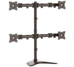 StarTech.com Support de Bureau Articulé pour 4 Écrans jusqu'à 27"(8kg) - Acier Robuste