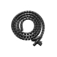 Equip 650867 organizador de cables Escritorio Pasacables Negro