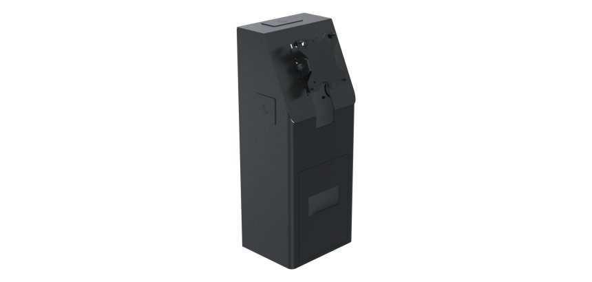 Ergonomic Solutions SpacePole Kiosk SPK402-32 accessoire de système de paiement en point de vente Ensemble de kiosques Blanc Métal 75 x 75 mm 100 x 100 mm