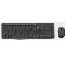 Logitech MK235 teclado Ratón incluido RF inalámbrico en Portugués Gris