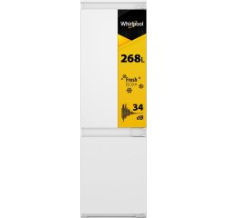 WHIRLPOOL Réfrigérateur congélateur encastrable WHC18D071A1FR, 268 litres, Less Frost