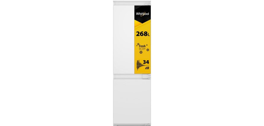 WHIRLPOOL Réfrigérateur congélateur encastrable WHC18D071A1FR, 268 litres, Less Frost