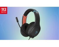 Turtle Beach Airlite Fit Nero carbone Cuffie da gioco con cavo - Con licenza ufficiale per Nintendo Switch 2, Nintendo Switch, Resistenti, Leggere