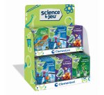 Presentoir clementoni coffret science et jeu assortis 18 unites