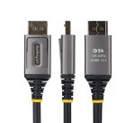 StarTech.com 3m DisplayPort 2.1 Cable, VESA Certified DP54 DisplayPort Cable, 8K 60Hz Uncompressed, 10K 60Hz/8K 144Hz/4K with DSC 1.2a, DP 2.1 Display Cable