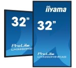 iiyama LH3260HS-B1AG Écran d'affichage dynamique Carte A numérique 80 cm (31.5") LED Wifi 500 cd/m² Full HD Noir Intégré dans le processeur Android 11 24/7