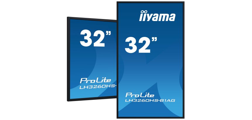 iiyama LH3260HS-B1AG Écran d'affichage dynamique Carte A numérique 80 cm (31.5") LED Wifi 500 cd/m² Full HD Noir Intégré dans le processeur Android 11 24/7
