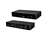 i-tec Universal Intelligent Dual Display Docking Station + Power Delivery 100W