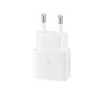 Ladegerät für Samsung Mobiltelefone Schnellladegerät 25W USB-C Anschluss Weiß