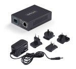 StarTech.com Convertisseur de Média Fibre Optique SFP+ Ouvert Multi-Gigabit 10 GbE, 10G/5G/2,5G/1G/100M, Cuivre vers 10GBASE-X SFP+, Monomode, Multimode, Trames Jumbo 16K, TAA