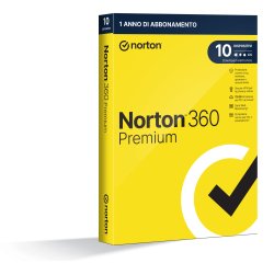 Norton 360 Premium Antivirus security Italian 1 license(s) 1 year(s)
