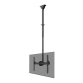 Neomounts CL35-440BL16L Soporte de techo para monitor/TV 37-70" - alt. 106-156 cm
