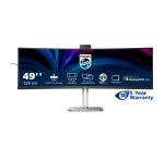 Philips 49B2U6900CH/00 computer monitor 124 cm (48.8") 5120 x 1440 pixels Dual QHD LCD Black