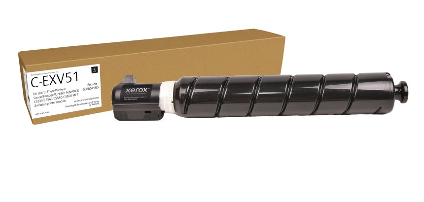 Toner remanufacturé Noir Everyday™ de Xerox compatible avec Canon C-EXV51 (0481C002), Capacité standard