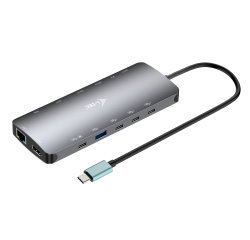 i-tec Metal USB-C Nano 3x Display Dock, 2x HDMI 1x USB-C video + Power Delivery 140W