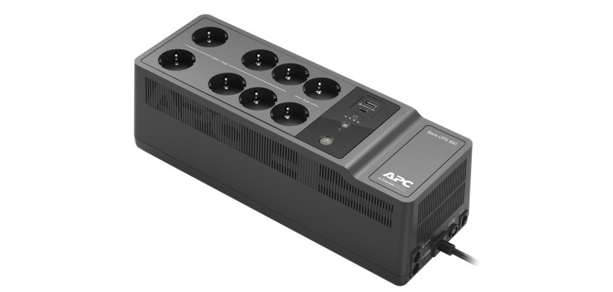 APC BE850G2-GR sistema de alimentación ininterrumpida (UPS) En espera (Fuera de línea) o Standby (Offline) 0,85 kVA 520 W 8 salidas AC