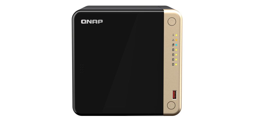 QNAP TS-464 NAS Tower Intel® Celeron® N5095 8 Go DDR4 0 To QNAP QTS Noir