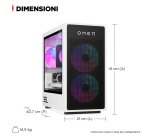 HP OMEN 35L Gaming GT16-0038nl Intel Core Ultra 7 265K 32 GB DDR5-SDRAM 1 TB SSD NVIDIA GeForce RTX 5080 Windows 11 Home Tower PC AI PC Nero