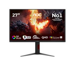 AOC G4 Q27G4ZD/69 computer monitor 67.3 cm (26.5") 2560 x 1440 pixels Black, Red