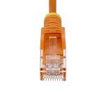 StarTech.com Câble Ethernet CAT6 Orange Fin de 5m, Sans Accroc, 100W PoE, UTP, LSZH, Fil de Cuivre Pur 28AWG, Cordon Patch Réseau RJ45 avec Serre-Câble, Contrôlé Fluke