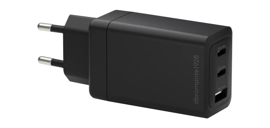 dbramante1928 CI65EUBL7229 chargeur d'appareils mobiles Ordinateur portable, Smartphone, Tablette Noir Secteur Charge rapide Intérieure