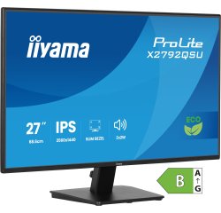 iiyama ProLite X2792QSU-B1 écran plat de PC 68,6 cm (27") 2560 x 1440 pixels Quad HD Noir