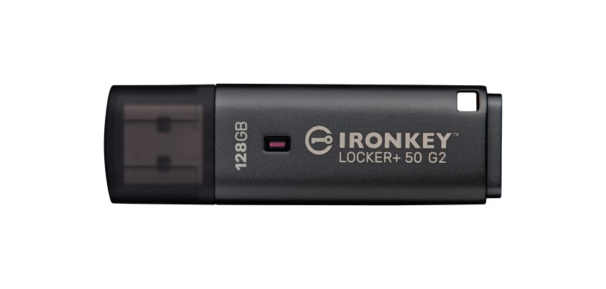 Kingston Technology IronKey 128 Go Locker Plus 50 G2, FIPS 197, AES-256