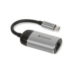 Verbatim 49146 station d'accueil USB 3.2 Gen 1 (3.1 Gen 1) Type-C Noir, Argent