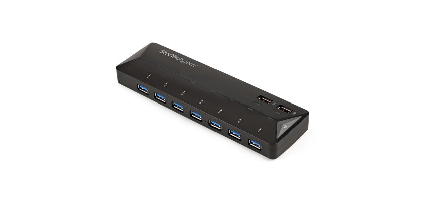 StarTech.com Hub USB 3.0 à 7 ports plus ports dédiés à la charge - 5Gbps - 2x 2,4 A